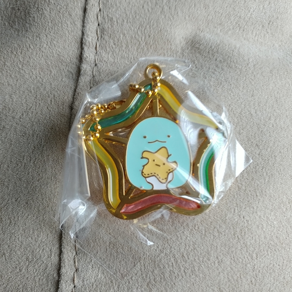 Sumikko Gurashi Tokage stained glass charm
